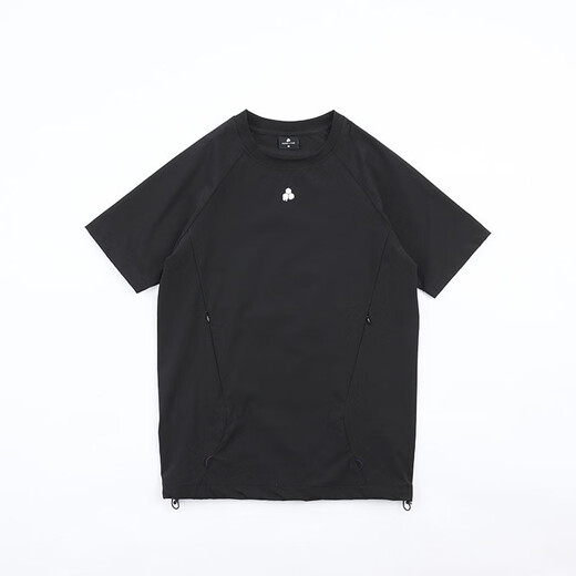 Xingshi fishing clothing summer men and women spring and summer casual short-sleeved round neck T-shirt quick-drying clothing breathable fishing road suit black 2XL