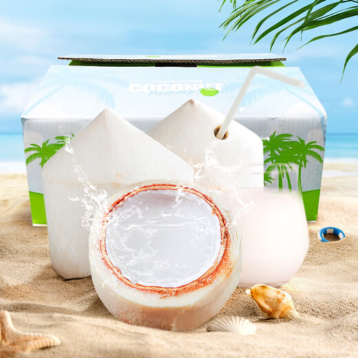 Thai Perfume Green Coconut Fresh Coconut Juice Seasonal Fresh Fruit Pregnant Women Fruit Whole Box 1 Pack Single Fruit 650g+
