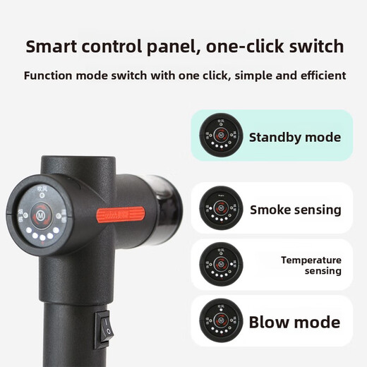 Orbos ABS-V2 intelligent control type two-in-one smoke and temperature tester 2.2 meters telescopic type