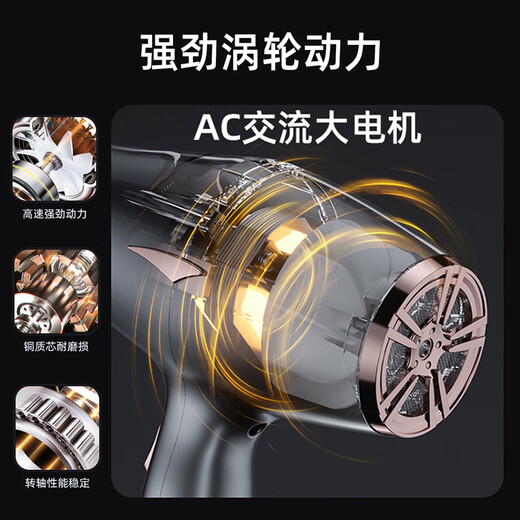 Philips PHLIPS same style German hair dryer for home high wind hair dryer, dedicated to hair dryer with high power that does not hurt hair, negative ion hot and cold wind silent hair dryer, home hair salon model Yaoye Black 2025 new 13000 wind power national 3C certified hair dryer | New Year's Day gifts for boys and girls