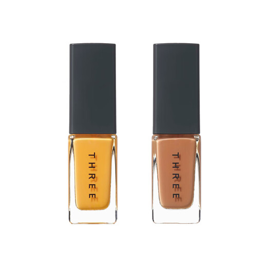 THREE Japan direct mail 2024 summer new natural plant topcoat quick-drying long-lasting new color nail polish 7ml 16 SKY RUNNER