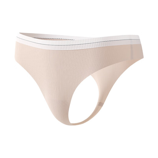 Chengyang invisible seamless thong underwear for women 7a one piece sexy women's sports fitness t-pants coffee M