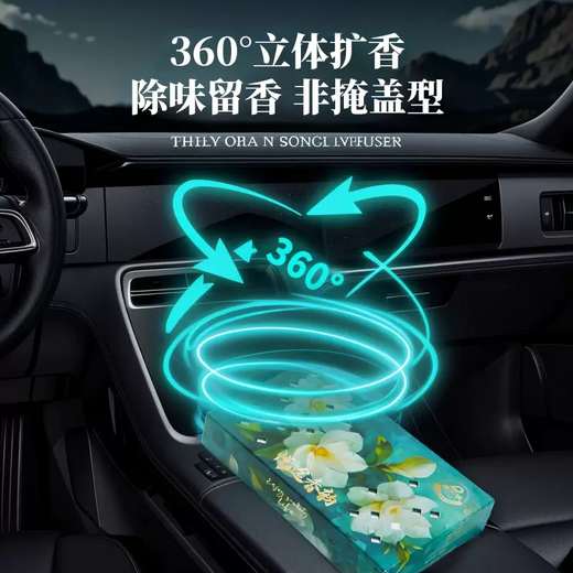Yusenyi Car Air Freshener Car Fragrance Solid Fragrance Brick Long-lasting Light Fragrance Car Deodorizing Aromatherapy Senyu Haichao (1 Box) Natural and Fresh Senyu Haichao (1 Box) Natural and Fresh