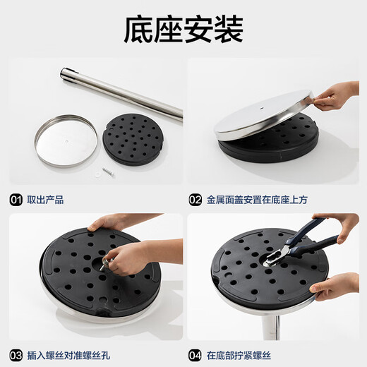 Huixiang Isolation Belt Telescopic Belt Warning Line One Meter Line Railing Queue Guardrail Telescopic Fence Warning Belt Guardrail Black Pole 3m