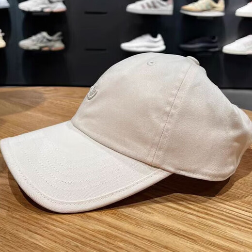 阿迪达斯 （adidas）三叶草休闲帽男帽女帽2025夏季新款户外遮阳帽运动鸭舌帽棒球帽 IL4884 OSFW