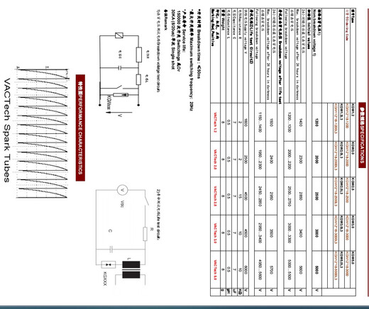 20KA ceramic gas discharge tube patch plug-in high-power non-standard custom lightning protection tube multipole large flow L5 2.0 (2000V)