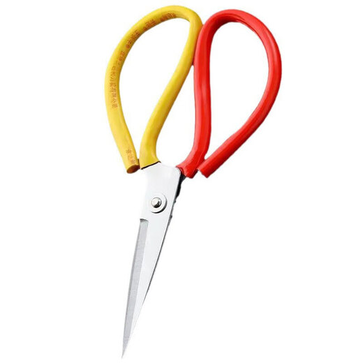 Two-color scissors for home flower art, civilian kitchen scissors, leather tailors, sewing and cloth cutting, hand-made sharp pointed scissors, two-color scissors, length 18cm, 2 sets