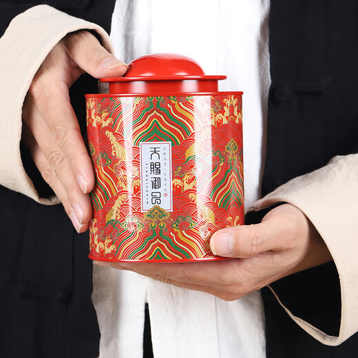 Wife and Mom Tianci Royal Product Dahongpao Oolong Tea Tin Can Tianci Royal Product Canned Two Cans Total 250g Dahongpao 250g