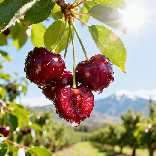 Jingxiansheng, mixed varieties, Chilean imported cherries, 3J grade, 5Jin Jin equal to 0.5kg, gift box with fruit diameter of about 30-32mm, free caliper