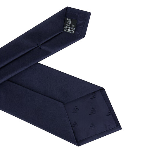 ARMANI Armani Men's Logo Printed Mulberry Silk Casual Business Tie Gift Box Gift Bag New Year Gift Dark Blue 340075 CC197 00036