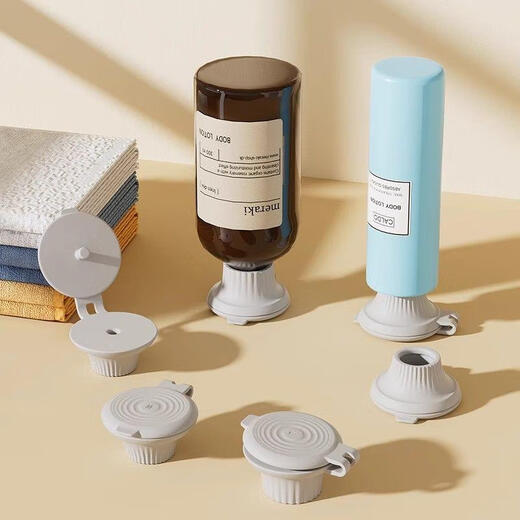 Salatdressing, Quetschflaschenverschluss, Shampoo, umgedreht, Duschgel, umgedreht, auslaufsichere Flüssigkeit, auf den Kopf gestellt, Haushaltsgegenstände, neu aufgerüstet, große + mittlere + kleine 6er-Packung, umgedreht ohne Leckage