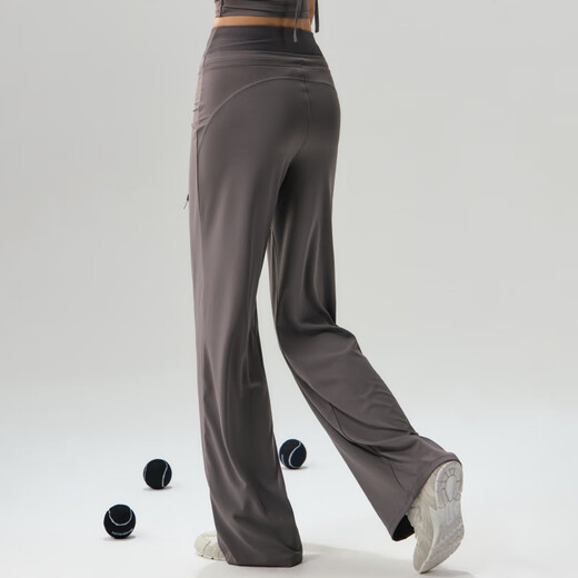 Weightlifting Fairy Summer New Yoga Pants Women's Pilates Training Fitness Suit Quick-drying Dry Sports Wide Albumin High-Waist Abdominal Slim/Straight Slim S