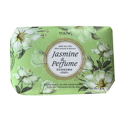 Yongfen Jasmine Soap Fragrance Grinding Soap Face Wash Bath Long-lasting Fragrance Men's and Women's Aromatherapy Bath Soap Large Block 200g