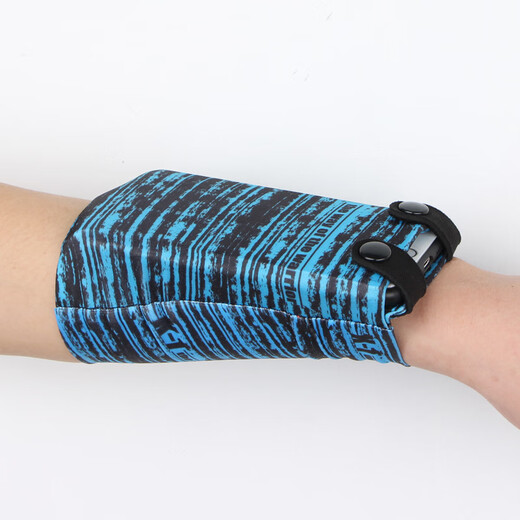 HengTravler outdoor backpack sports wrist bag elastic fit mini cartoon arm bag 7-inch mobile phone yoga key card bag K1 yellow