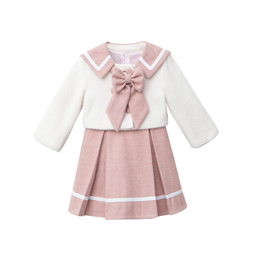 Xiaohongshu’s popular girls’ dresses, Western-style autumn suits, fashionable spring and autumn children’s vest skirts, autumn children’s 230 2353 red vest skirt + sweatshirt cm6 160