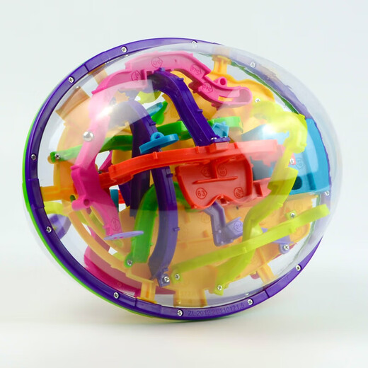 RICH YOUR HOME German quality Rubik's Cube unlocking toy 3D three-dimensional maze children's power ball walking ball star subway ball pass level elliptical 299 levels