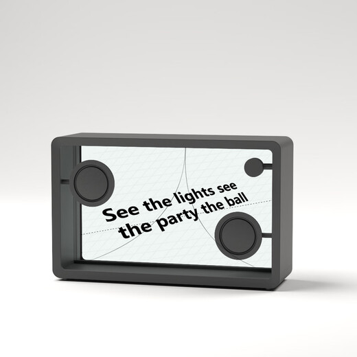 CC&JBL-Plus double-sided suspended lyrics audio transparent album subtitles Bluetooth speaker home living room mural girl birthday gift boy gift OCC national subsidy