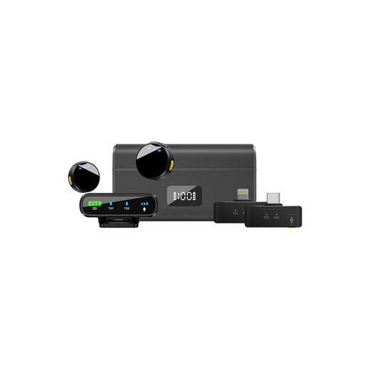 IMVP One to Six Wireless Lavalier Microphone Radio Microphone Mobile Bee Live Recording Noise Reduction Douyin Short Video Shooting Singing and Karaoke Outdoor Portable Microphone Equipment One to Two Camera Universal for Apple and Android Phones