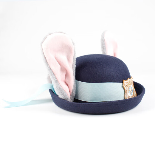 Officer Judy Rabbit Dome Hat Zootopia Children and Adults Photo Decorative Ears Donglai Recommended Product Officer Judy Hat (Children) 50-54cm Suitable for 3-12 Years Old