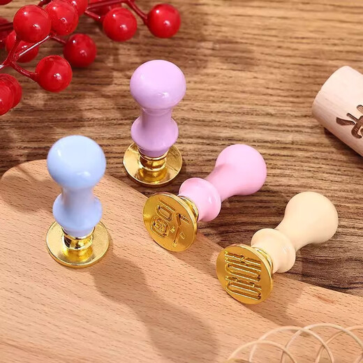 Household blessing, wealth, longevity and joy dumpling seal pasta baking dumpling artifact blessing word dumpling skin fire paint small seal fortune, wealth, longevity and joy, full set of 4 pieces