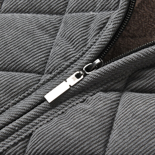 Woodpecker (TUCANO) cotton vest men's winter velvet thickened fashionable stand-up collar waistcoat middle-aged and elderly dad high-end thermal vest men's clothing