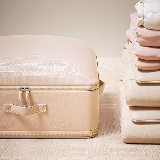 Fantasy storage bag compressed duvet silk quilt finishing bag storage bag medium charcoal gray can hold 6Jin Jin equal to 0.5kg quilt/10 down jackets one pack (family trial)