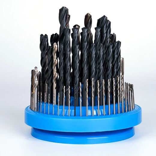 OEMG white steel straight shank set drill 1-13 high-speed steel drill bit set with an interval of 0.1 high-speed steel hardened set drill twist drill 1-13 set of 100 pieces (titanium-plated and hardened version)