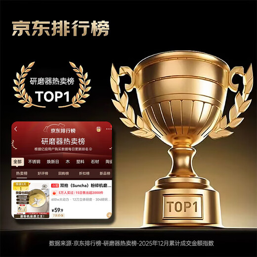 Double gun (Suncha) crusher grinder household small grinder ultra-fine multi-function grinder Chinese medicine grain breaking machine