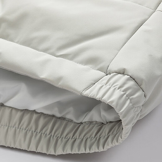 PLAYBOY cotton jacket for men in winter, fashionable, simple, loose, casual, versatile, thickened and warm, stand-up collar jacket, black 3XL