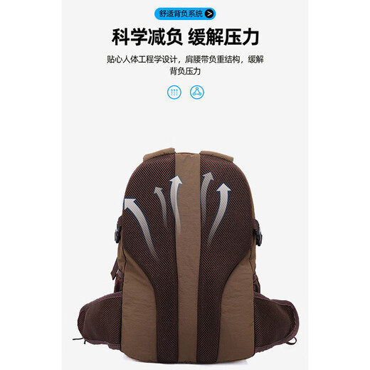 CAMEL Camel Factory Outdoor Waterproof Ultra-Light Sports Hiking and Mountaineering Bag Leisure Travel Lightweight Backpack Mint Green 17L Small Bag 430g