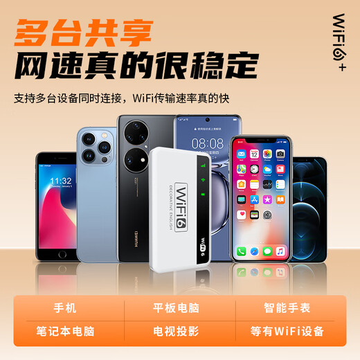 Zhuye 2025 nuevo wifi portátil tráfico ilimitado móvil 5G red inalámbrica universal nacional gigabit prealmacenamiento gratuito 3C banco de energía wifi6 banda ancha portátil para automóvil 5G red completa versión mejorada garantía de por vida + reemplazo gratuito