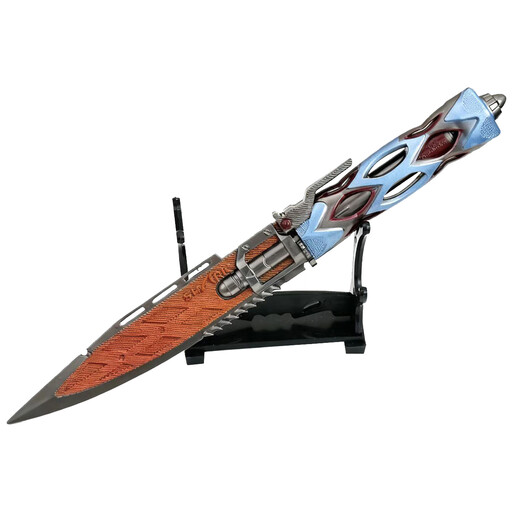 Cavity Tactical Knife Dark Zone Breakout Weapon Model Peripheral Jet Knife Skin Game Unedged Alloy Ornament Toy Cavity Tactical Knife 22cm