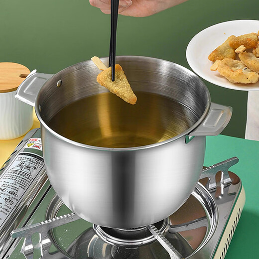 丂焅304 stainless steel oil filter kettle lard basin with lid 3.8L kitchen household chili oil jar oil tank seasoning tank 304 stainless steel oil filter kettle 3.8L with filter