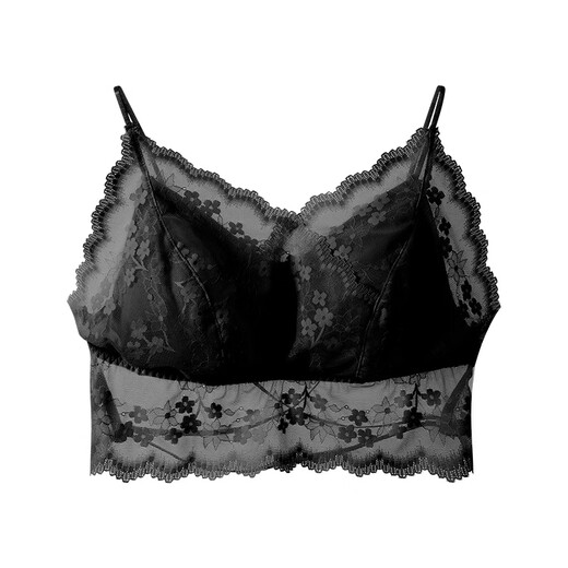 2025 lace beauty back all-in-one cup removable thin straps sexy suspender bra thin shoulder straps wrapped breast tube top trendy white one size