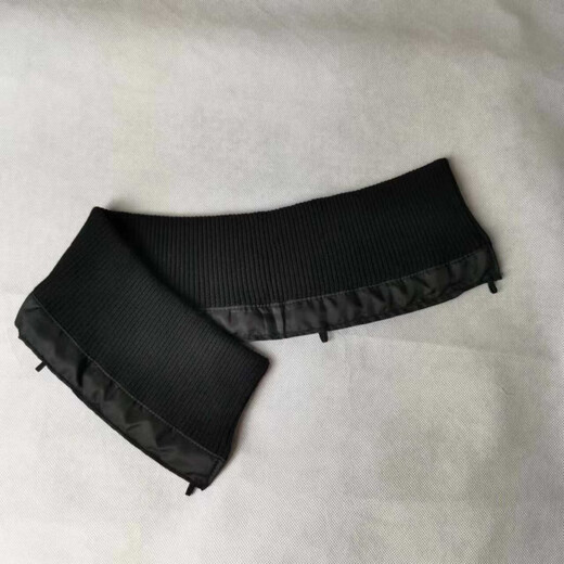 DL Fat Donglai's same style down jacket anti-dirty collar sticker removable fake collar collar protective cover autumn and winter cotton clothing black thread unisex