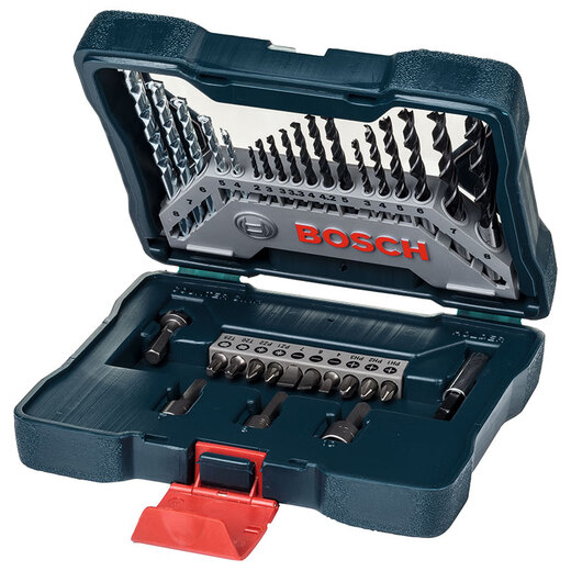 BOSCH metalworking, woodworking, and masonry bit drill bit mixed set X33 (33 pieces)