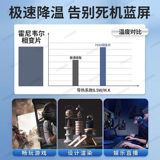 FACE MINI is suitable for Honeywell PTM7950 phase change silicone grease notebook CPU graphics card cooling pad game notebook heat conduction