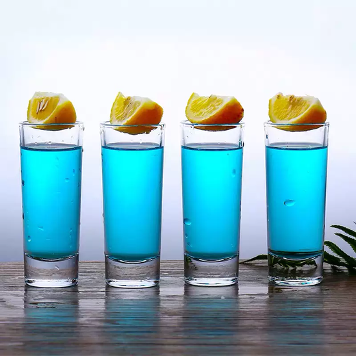 Yusenyi acrylic bullet cup holder bar KTV beer cup holder B52 liquor cup shots one cup holder wonton cup holder bullet cup 250ml (pack of 6