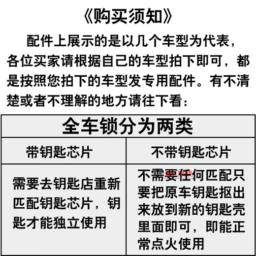Gongma is suitable for the 60s and 70s generation Accord full car locks, central locking, ignition lock cylinder start switch, four-dimensional switch, 6th generation Accord (98-02) full car locks, 7th generation Honda Accord/8th generation Accord/9th generation Accord