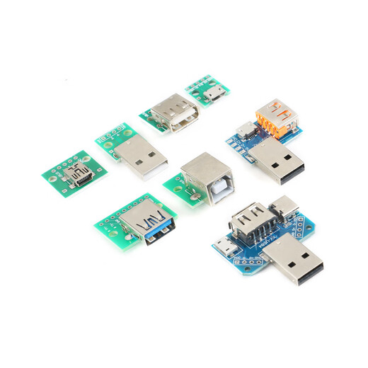 TYPE-C female adapter test board USB3.1 16P female to 2.54 current power adapter board connector Type-C_16P female adapter board No Specifications