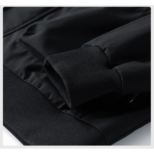 Shanshan (FIRS) cotton-padded men's autumn and winter jacket with velvet warm lapel outdoor sports and leisure jacket, brown coffee color 2XL