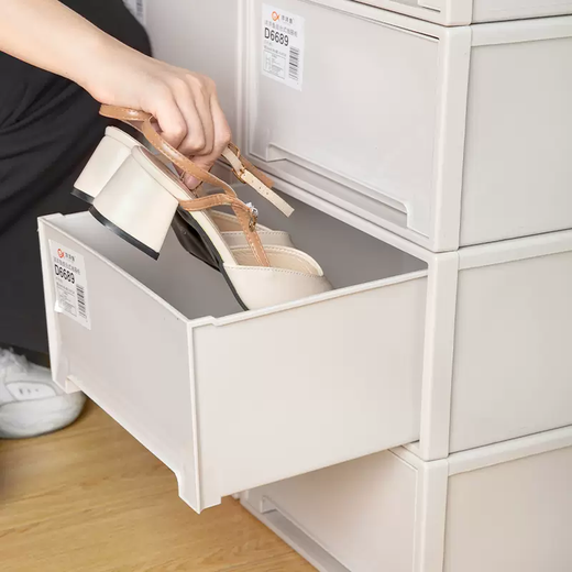 Yusenyi installation-free shoe box drawer-type dust-proof thickened men's and women's shoes plastic solid color storage box multi-layer free combination shoe cabinet 3 pcs 3 pcs 28x36x16.6cm 28 pcs 28x36x16.6cm