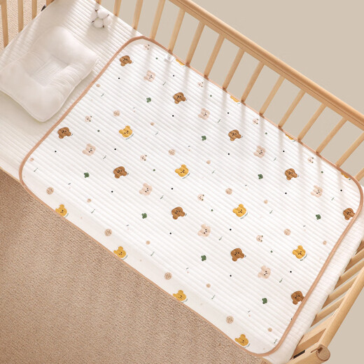 TRUVOER German diaper pad baby waterproof washable large size menstrual period mattress children breathable table pure cotton rabbit (diaper pad thickened) 50*70