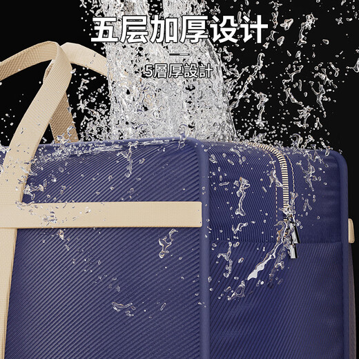 Shudu moving packing bag student clothes quilt storage bag large capacity quilt luggage bag woven bag dormitory good stuff blue-medium 48*25*30 large capacity/high load-bearing/wear-resistant and durable