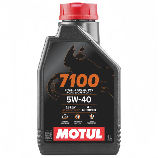 MOTUL motorcycle oil, track motorcycle lubricant, 4T four-stroke engine lubricant 7100 5W-40 SP ester fully synthetic 1L