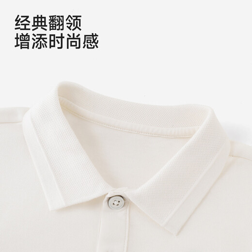 YEEHOO shopping mall children's long-sleeved T-shirt POLO collar lapel boys' tops 26 children's clothing YRTAJ1S002A Yunsi white cotton YRTAJ1S002A 80 cm