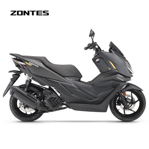 Shengshi ZONTES 2026 new model Shengshi 150X scooter National IV single-cylinder water-cooled 150cc matte black