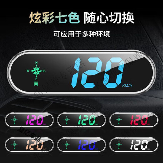Electronic dog 2025 new head-up display speed measurement voice broadcast Beidou HUD car radar safety warning device safety warning device