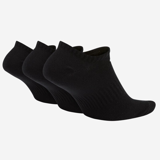 NIKE 3 pairs of Nike boys and girls socks DRI-FIT quick-drying children's sports socks black/(white) 3 pairs XL (28-30cm sock length)