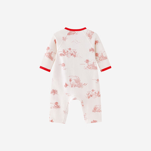 YEEHOO YEEHOO baby jumpsuit 10A type antibacterial baby four-season crawling clothing pure cotton newborn home clothing